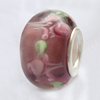 European Style Lampwork Beads With 925 sterling silver Core, 10x14mm Hole:About 5mm, Sold by PC