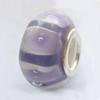 European Style Lampwork Beads With 925 sterling silver Core, 10x14mm Hole:About 5mm, Sold by PC