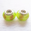 European Style Lampwork Beads With 925 sterling silver Core, 10x14mm Hole:About 5mm, Sold by PC