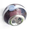 European Style Lampwork Beads With 925 sterling silver Core, 10x14mm Hole:About 5mm, Sold by PC