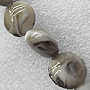 Lampwork Beads, Flat Round 20mm Hole:About 1.5mm, Sold by PC