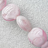 Lampwork Beads, Flat Round 20mm Hole:About 1.5mm, Sold by PC