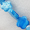 Lampwork Beads, Flower 25mm Hole:About 1.5mm, Sold by PC