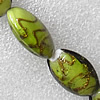 Gold Sand Lampwork Beads, Horse Eye 25mm Hole: About 1.5mm, Sold by PC