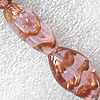 Gold Sand Lampwork Beads, Horse Eye 25mm Hole: About 1.5mm, Sold by PC