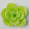 Resin Cabochons, With Hole Headwear & Costume Accessory, Flower, About 20x18mm in diameter, Sold by Bag