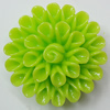 Resin Cabochons, No Hole Headwear & Costume Accessory, Flower, About 41mm in diameter, Sold by Bag