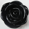 Resin Cabochons, No Hole Headwear & Costume Accessory, Flower, About 32mm in diameter, Sold by Bag