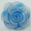 Resin Cabochons, No Hole Headwear & Costume Accessory, Flower, About 42mm in diameter, Sold by Bag