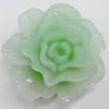 Resin Cabochons, No Hole Headwear & Costume Accessory, Flower, About 42x40mm in diameter, Sold by Bag