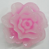 Resin Cabochons, No Hole Headwear & Costume Accessory, Flower, About 42x40mm in diameter, Sold by Bag