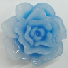 Resin Cabochons, No Hole Headwear & Costume Accessory, Flower, About 42x40mm in diameter, Sold by Bag