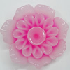 Resin Cabochons, No Hole Headwear & Costume Accessory, Flower, About 40mm in diameter, Sold by Bag