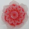 Resin Cabochons, No Hole Headwear & Costume Accessory, Flower, About 40mm in diameter, Sold by Bag