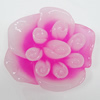 Resin Cabochons, No Hole Headwear & Costume Accessory, Flower, About 40x39mm in diameter, Sold by Bag