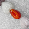 Lampwork Beads, Heart 20mm Hole:About 1.5mm, Sold by PC 