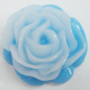 Resin Cabochons, No Hole Headwear & Costume Accessory, Flower, About 20mm in diameter, Sold by Bag