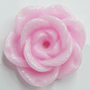 Resin Cabochons, With Hole Headwear & Costume Accessory, Flower, About 19mm in diameter, Sold by Bag