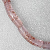 Gold Sand Lampwork Beads, Tube 37x10mm Hole:About 1.5mm, Sold by PC 