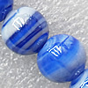 Lampwork Beads, Round 8mm Hole:About 1.5mm, Sold by PC 