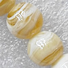 Lampwork Beads, Round 10mm Hole:About 1.5mm, Sold by PC 