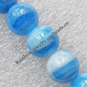 Lampwork Beads, Round 8mm Hole:About 1.5mm, Sold by PC 