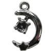 Pendant Setting Zinc Alloy Jewelry Findings Lead-free, 16x9mm Hole:1.5mm, Sold by Bag