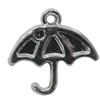 Pendant Setting Zinc Alloy Jewelry Findings Lead-free, Umbrella 16x17mm Hole:1.5mm, Sold by Bag