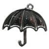 Pendant Zinc Alloy Jewelry Findings Lead-free, Umbrella 27x27mm Hole:2mm, Sold by Bag