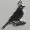 Pendant Zinc Alloy Jewelry Findings Lead-free, Bird 22x20mm Hole:1.5mm, Sold by Bag