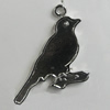 Pendant Zinc Alloy Jewelry Findings Lead-free, Bird 29x25mm Hole:1.5mm, Sold by Bag