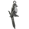 Pendant Zinc Alloy Jewelry Findings Lead-free, Bird 45x19mm Hole:2mm, Sold by Bag