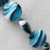 Lampwork Beads, Flat Round 12mm Hole:About 1.5mm, Sold by PC 