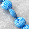 Lampwork Beads, Flat Round 25mm Hole:About 1.5mm, Sold by PC