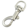 Key Swivel Clasps, Alloy, Platinum Color, about 54x20mm, Sold by bag