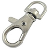 Key Swivel Clasps, Alloy, Platinum Color, about 35x13mm, Sold by bag
