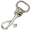 Key Swivel Clasps, Alloy, Platinum Color, about 35x14mm, Sold by bag