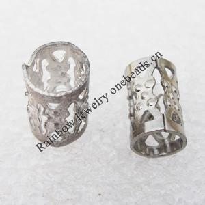 Iron Jewelry Findings, Tube, 3x8.2mm, Sold by bag