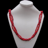 Coral Necklace, Length:11.9-Inch Bead Size:6-13mm, Sold by Group