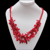 Coral Necklace, Length:8.3-Inch Bead Size:3.5-15x5mm, Sold by Group