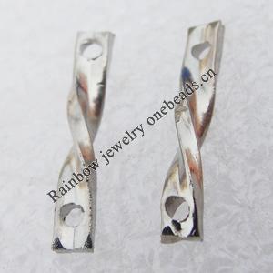 Jewelry Findings, Iron Bar Link, About 11x3mm, Sold by bag