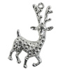 Pendant Setting Zinc Alloy Jewelry Findings Lead-free, Animal 41x22mm Hole:2mm, Sold by Bag