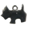 Pendant Zinc Alloy Jewelry Findings Lead-free, Animal 18x13mm Hole:2.5mm, Sold by Bag