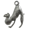Pendant Zinc Alloy Jewelry Findings Lead-free, Animal 31x24mm Hole:2.5mm, Sold by Bag