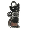 Pendant Setting Zinc Alloy Jewelry Findings Lead-free, Animal 22x10mm Hole:2mm, Sold by Bag