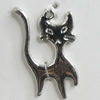Pendant Zinc Alloy Jewelry Findings Lead-free, Animal 22x16mm Hole:1mm, Sold by Bag