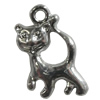 Pendant Zinc Alloy Jewelry Findings Lead-free, Animal 21x17mm Hole:2mm, Sold by Bag