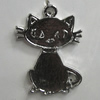 Pendant Zinc Alloy Jewelry Findings Lead-free, Animal 30x22mm Hole:2mm, Sold by Bag