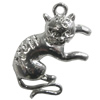 Pendant Setting Zinc Alloy Jewelry Findings Lead-free, Animal 32x27mm Hole:2.5mm, Sold by Bag