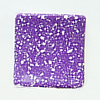 Painted (spray-paint) Acrylic Beads, Diamond, 31x42x5mm, Sold by Bag